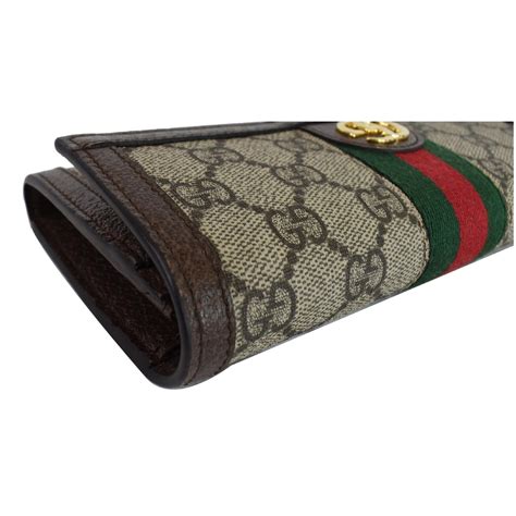 gucci ophidia gg continental wallet.